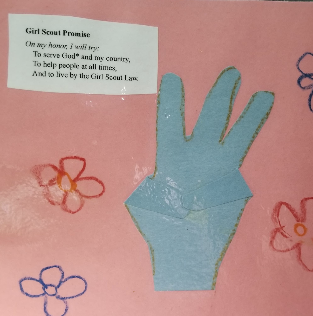Daisy Activities: Promise Placemat