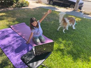 Zoom Yoga for a Girl Scout Event